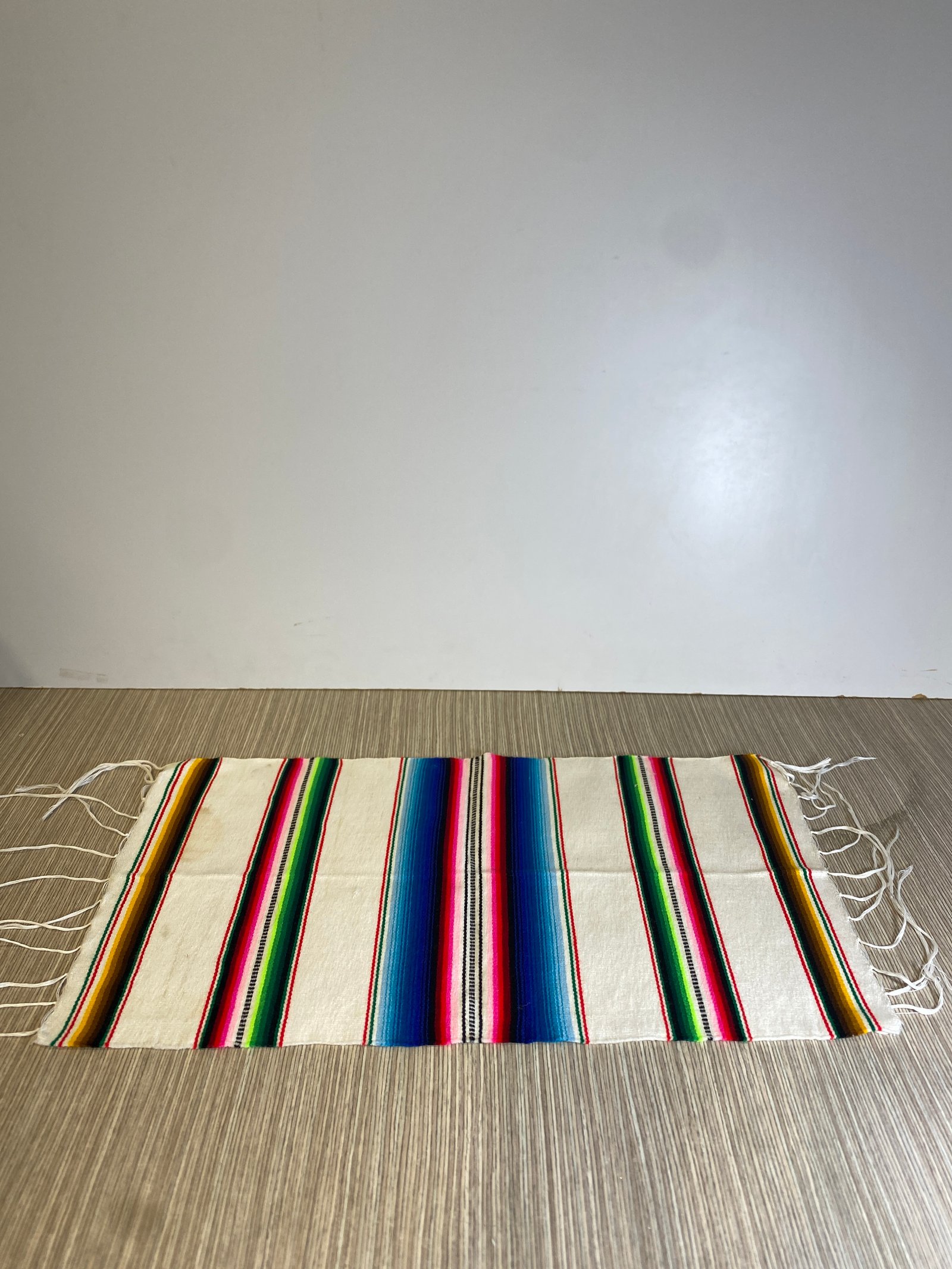 Camino Mini Sarape Blanco