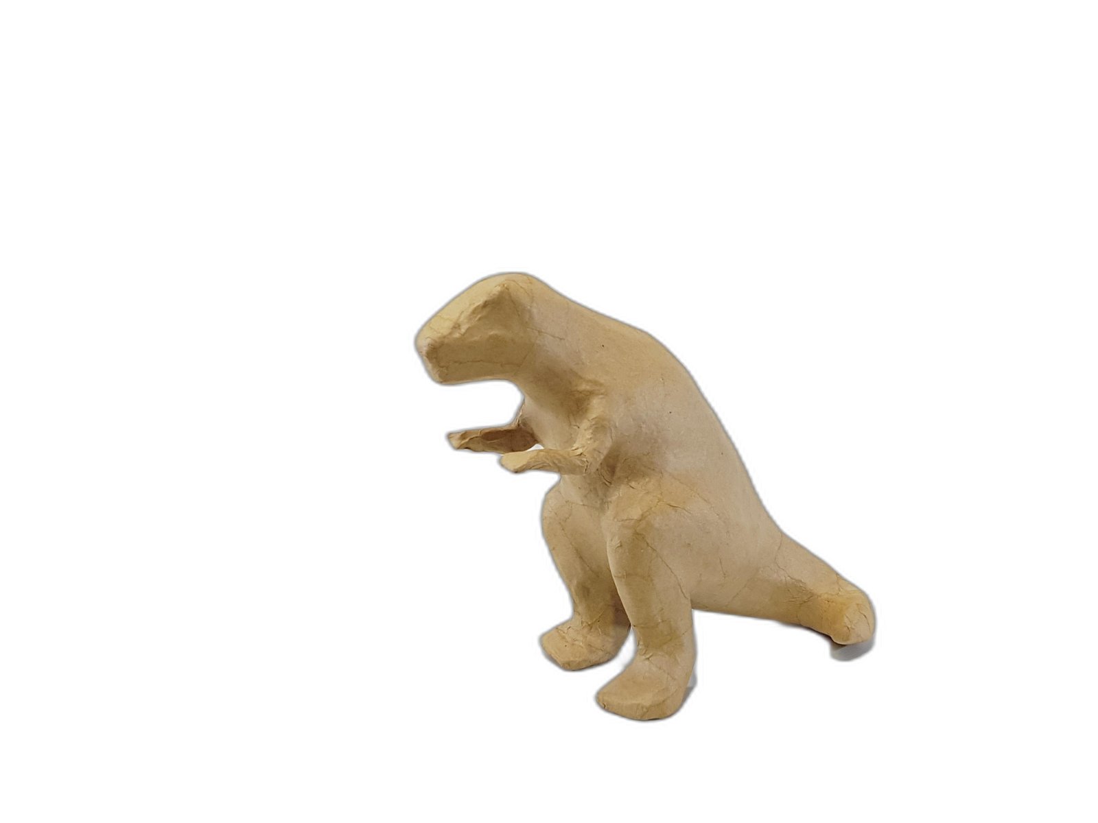 Dinosaurio En Papel Mache