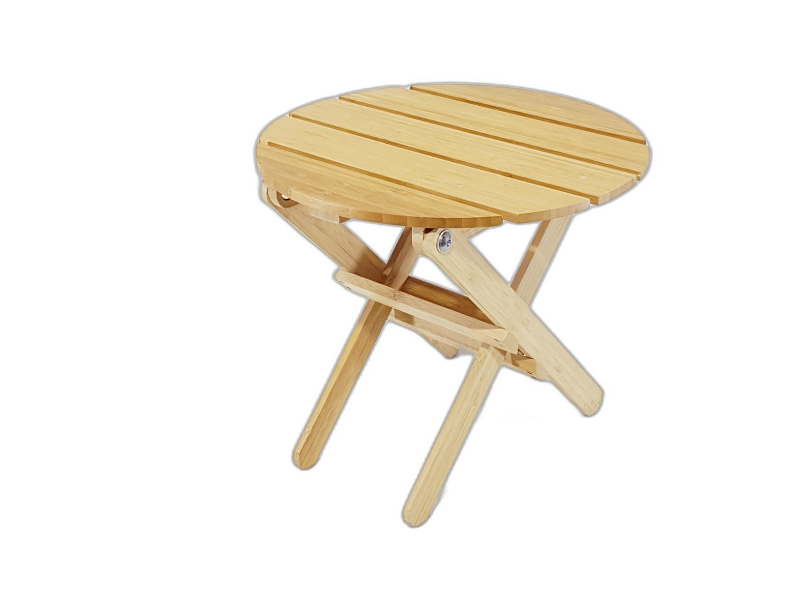 Silla Madera Oscura Patas Cruzadas Base Redonda