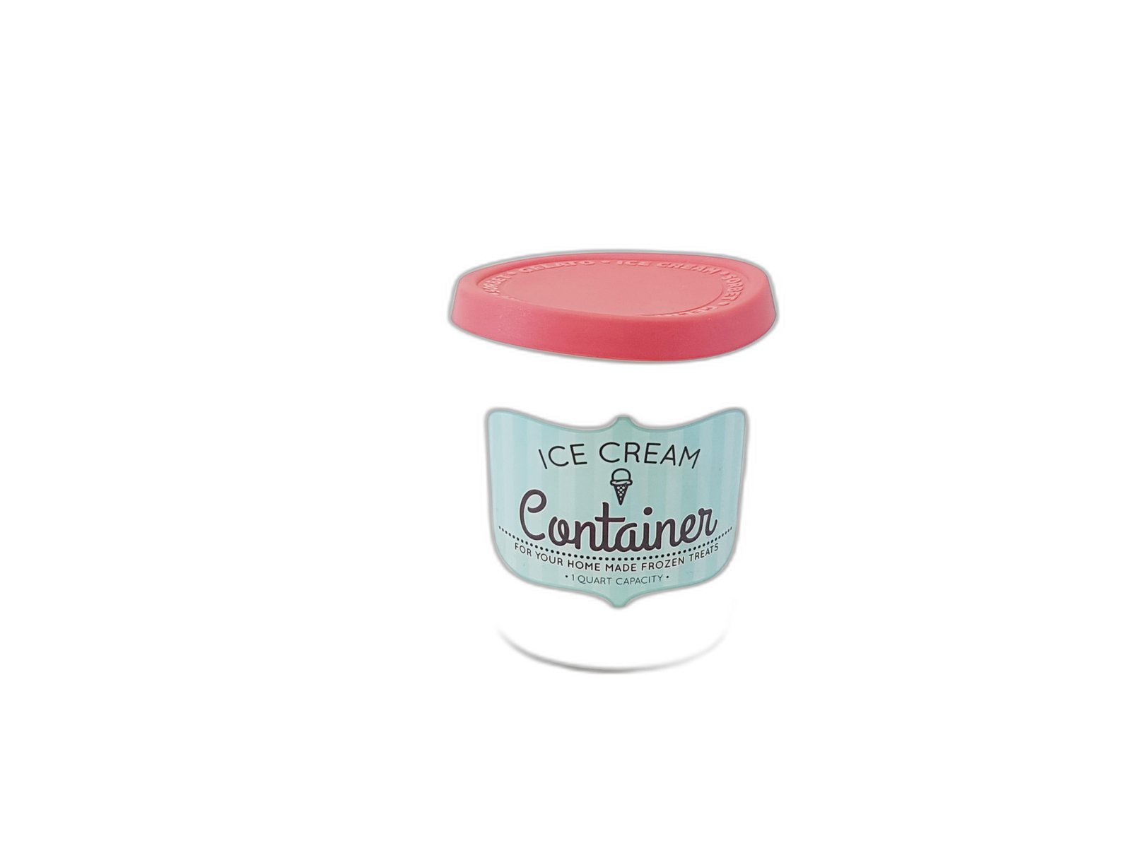 Ice Cream Container Rojo