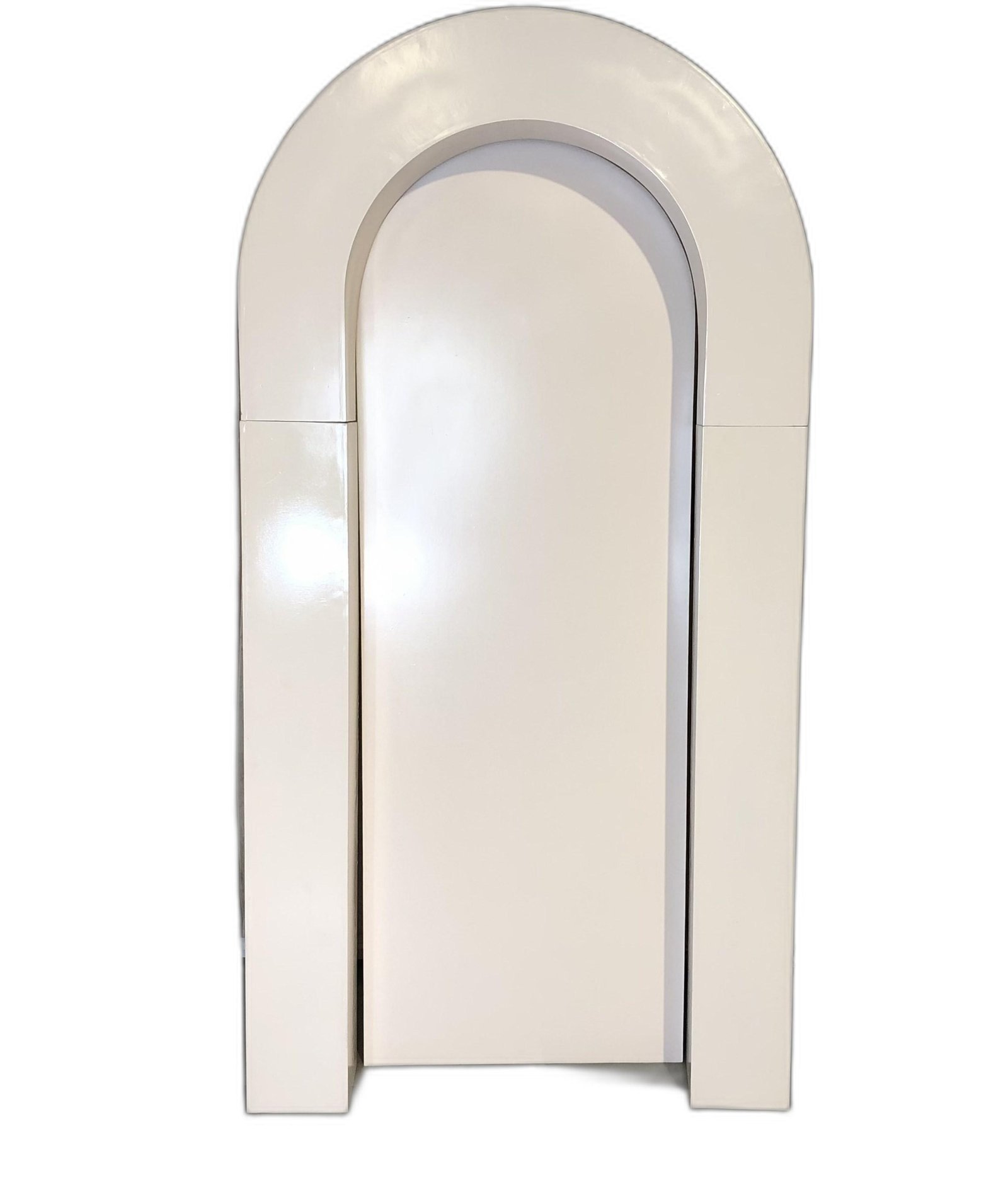 Estructura Madera 3D Mas Tapa Punta Ovalada Beige