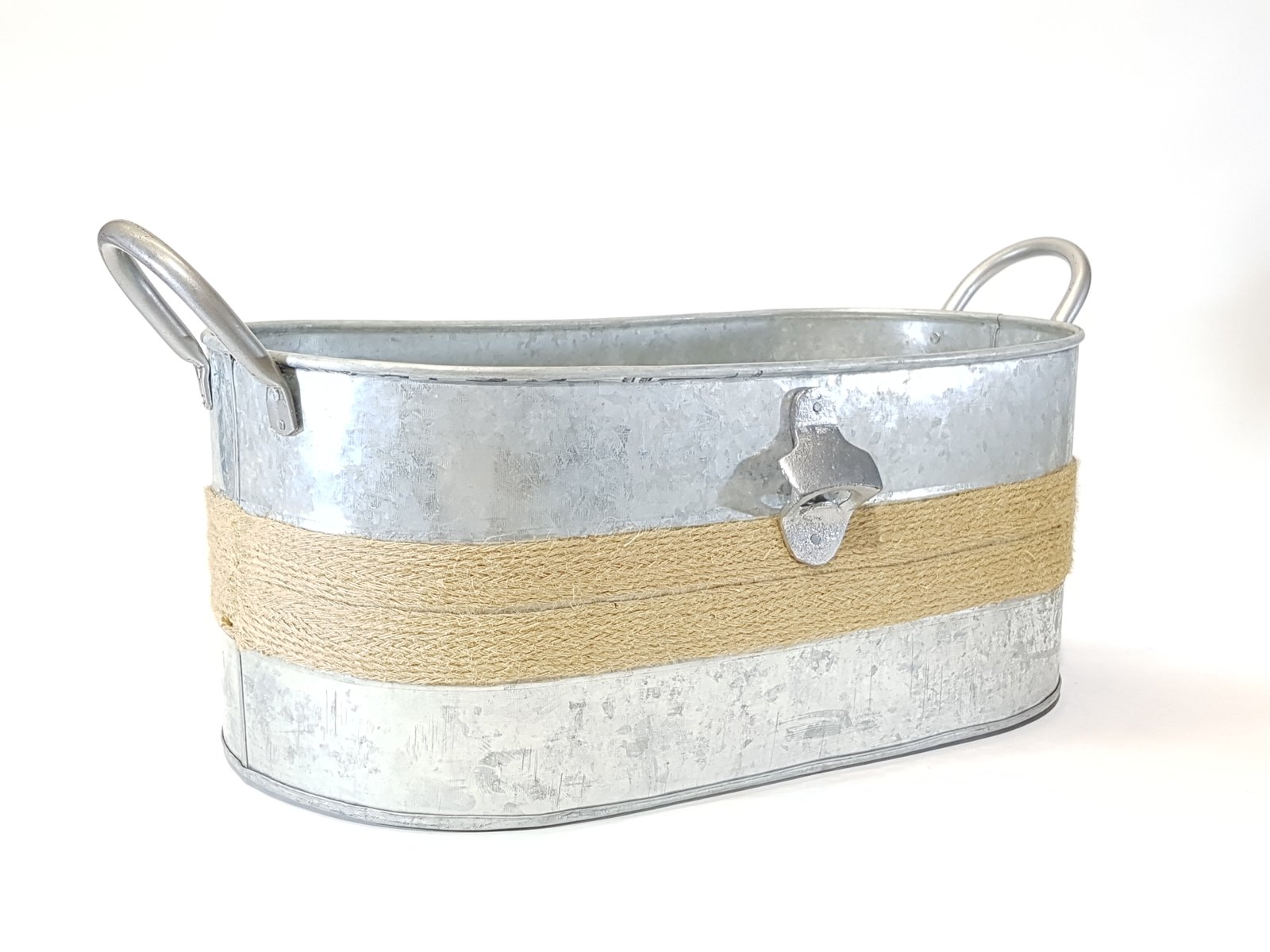 Hielera Metalica Ovalada Centro Cabuya Grande