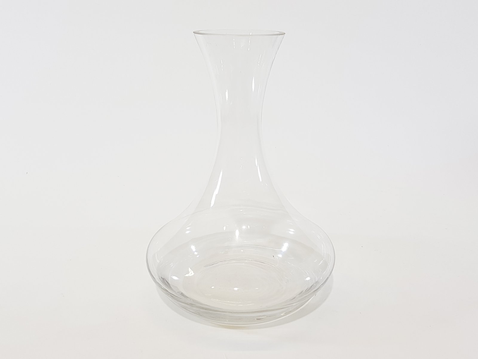 Jarron Vidrio Transparente Base Circular Boca Delgada (Decanter)