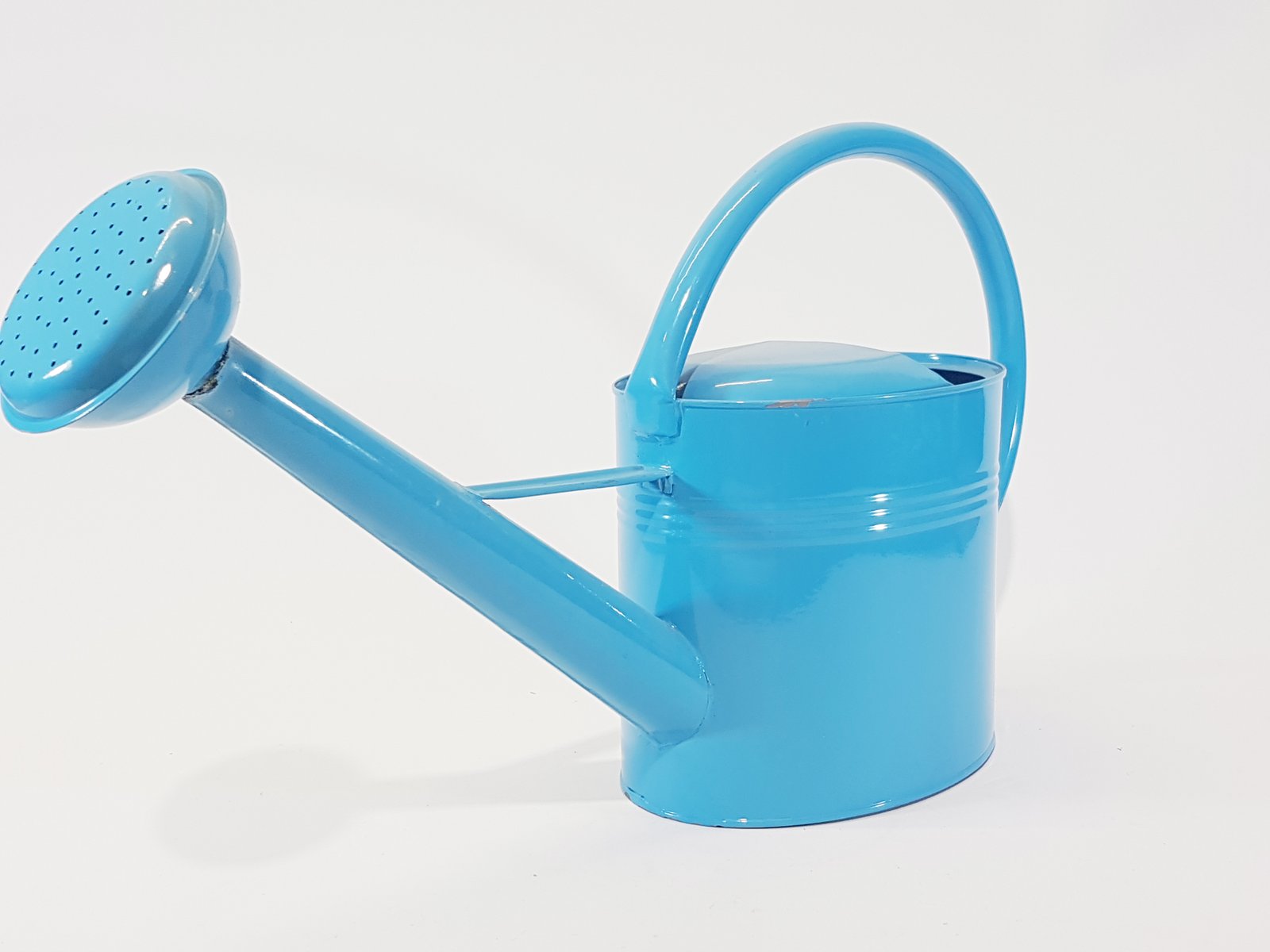 Regadera Azul Brazo Largo Grande