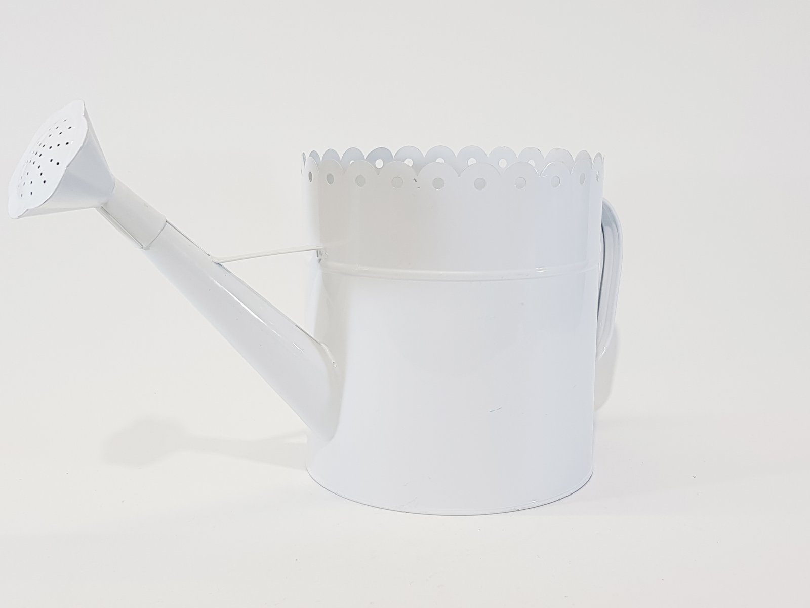 Regadera Blanca Borde Moras Grande