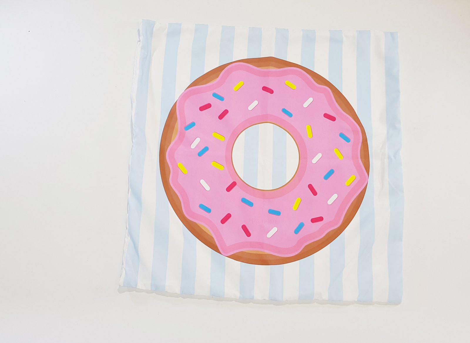 Forro Tela Impermeable Cuadrado Grande Dona Rosada Chispas Colores 55X55 Cm