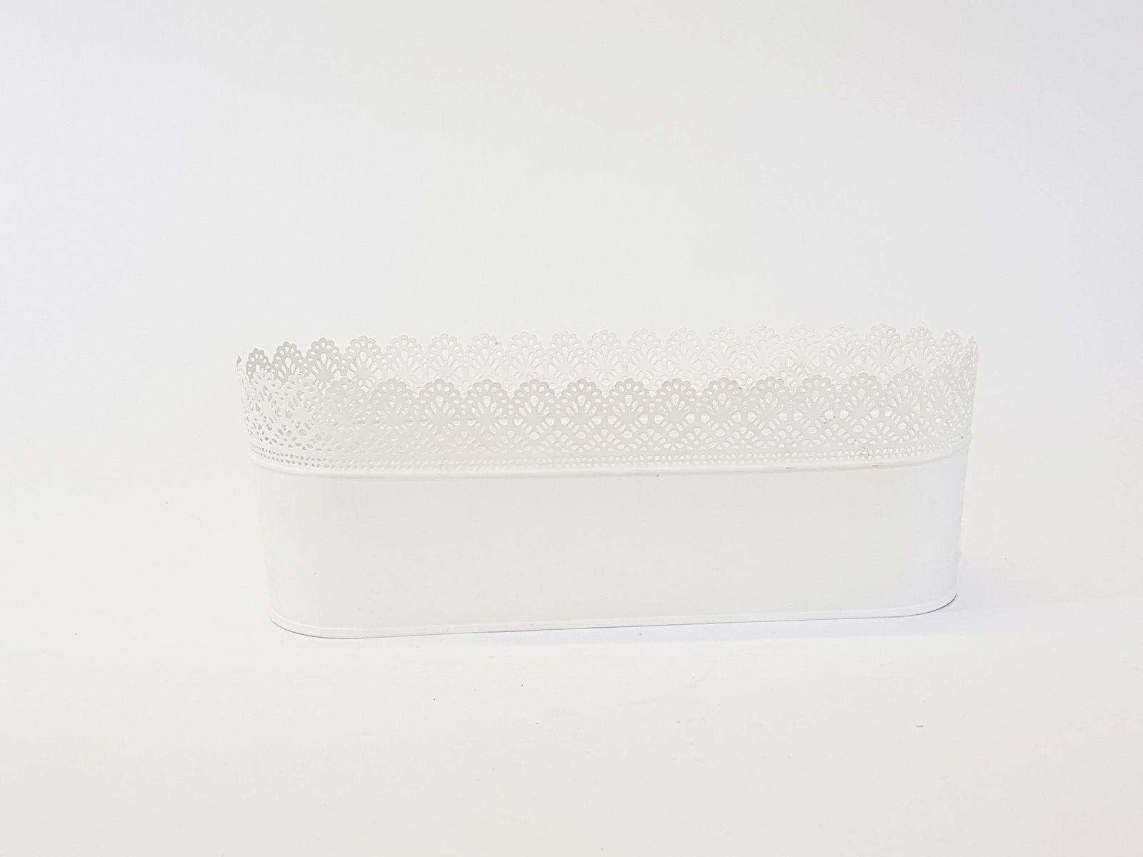 Matero Borde Encaje Blanco Alargado
