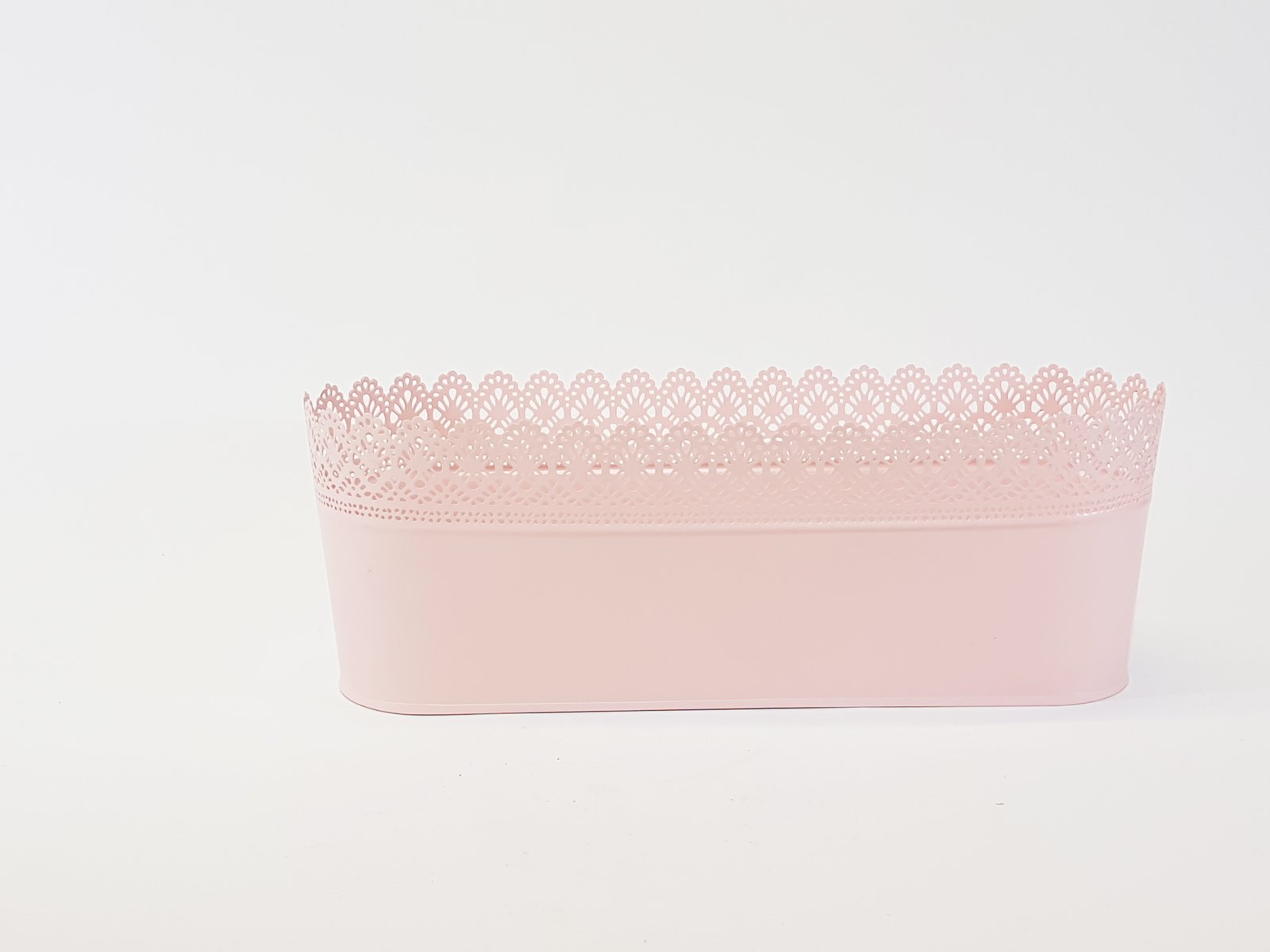 Matero Borde Encaje Rosado Alargado