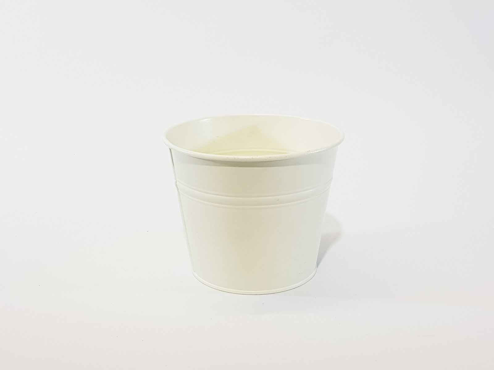 Matero Metálico Blanco Mediano Picnic