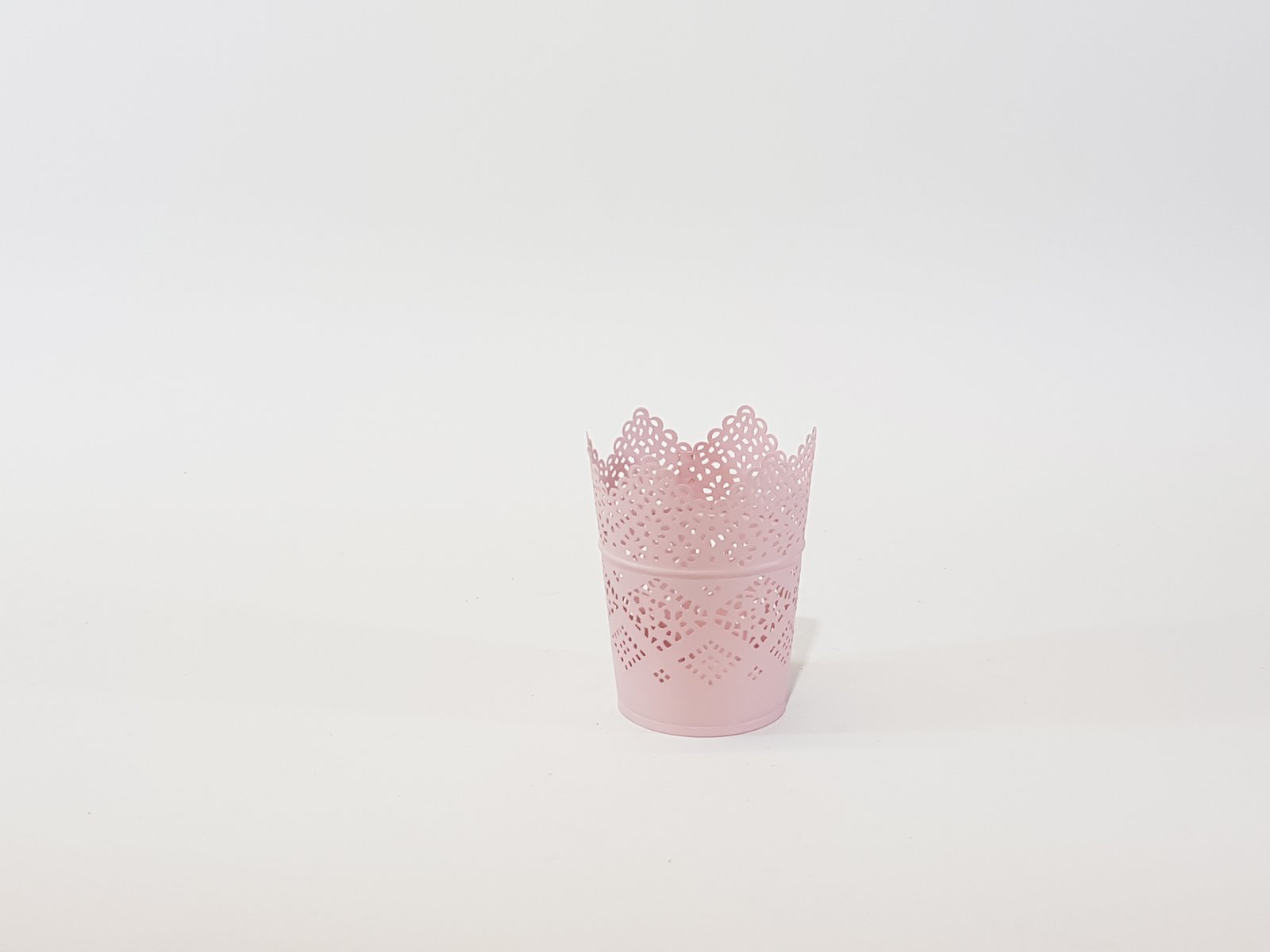 Matero Borde Encaje Rosado Pequeño