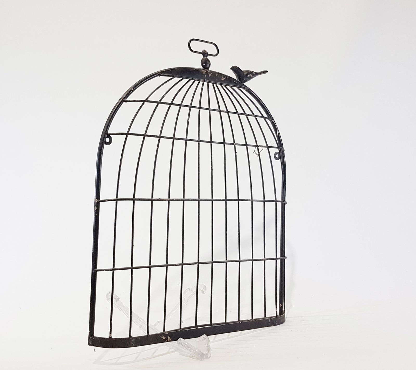 Pajarera Media Rejilla Negra Mediana