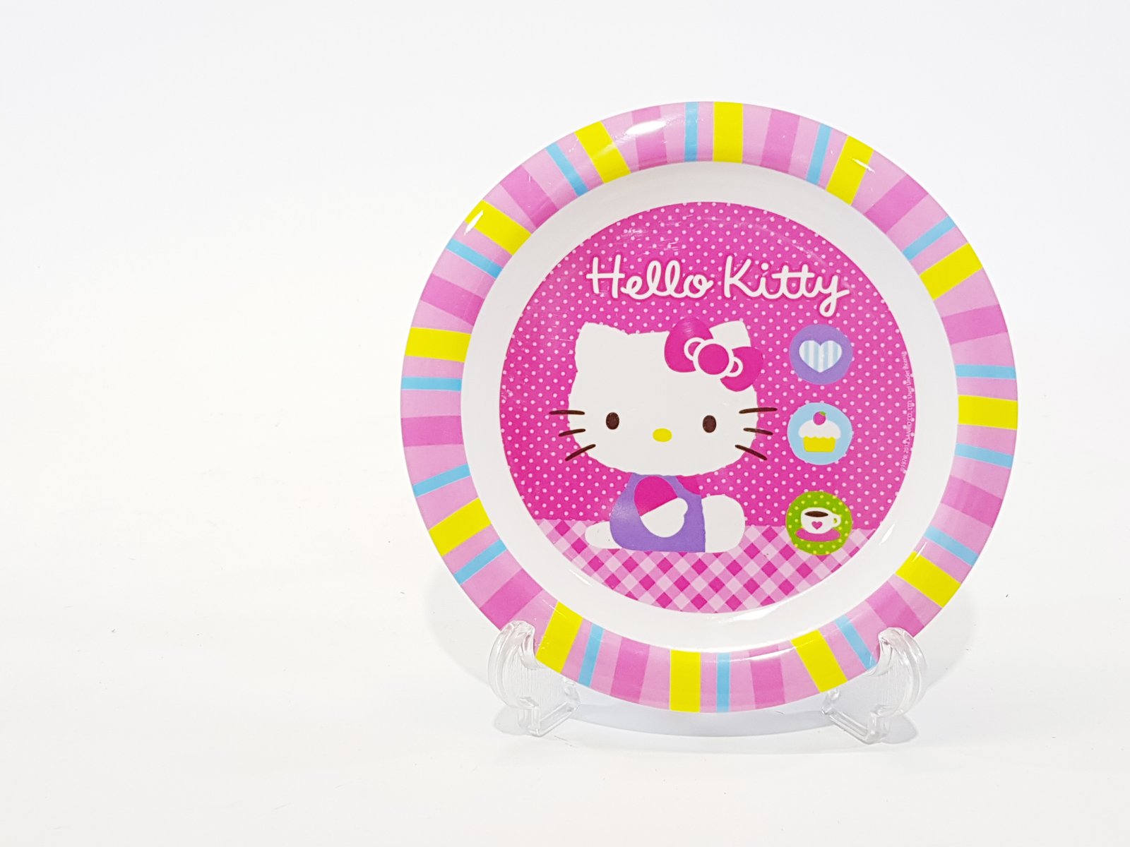 Plato Redondo Pasta Pequeño Hellow Kitty