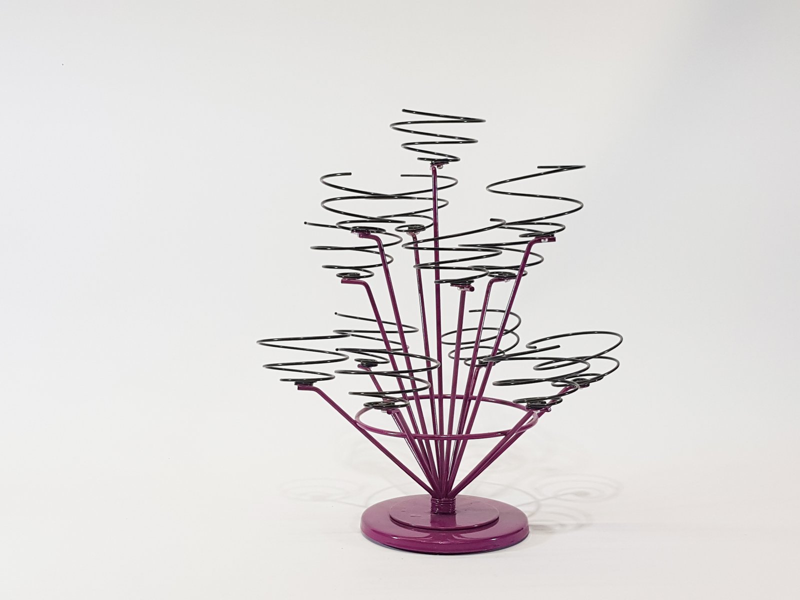 Porta Cupcakes Morado Espiral