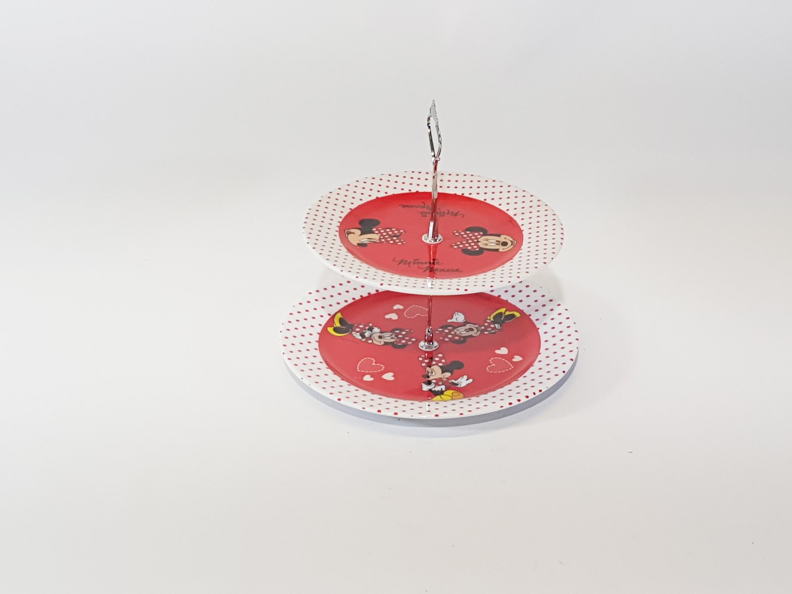 Porta Postres Dos Niveles Minnie