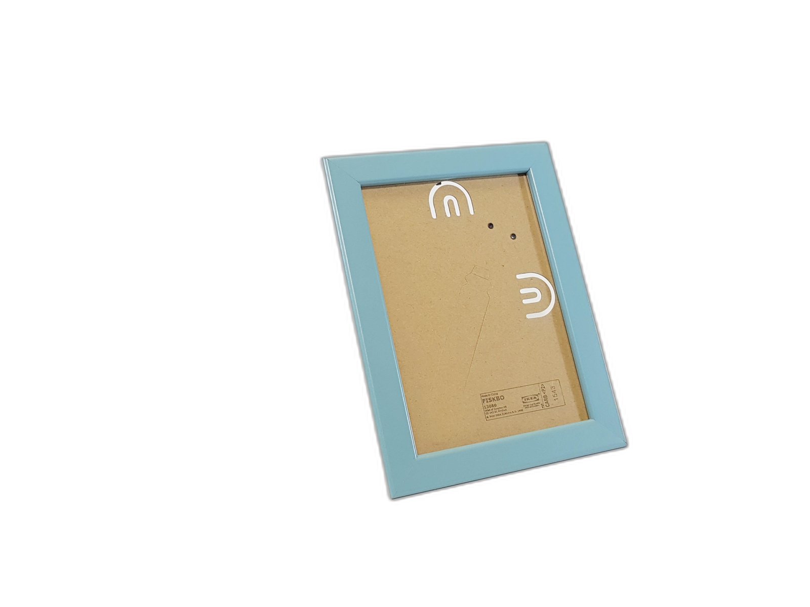 Porta Retratos Borde Azul Claro Grande 21.5 Ancho X 28 Largo