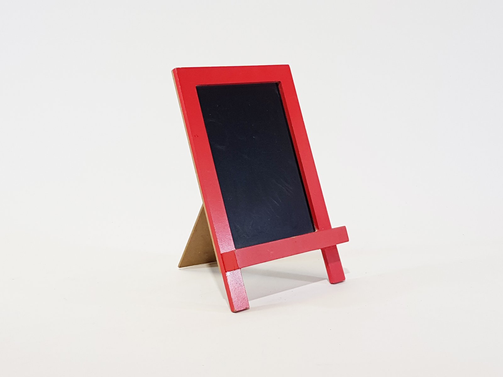 Tablero Madera Tipo Caballete Rojo