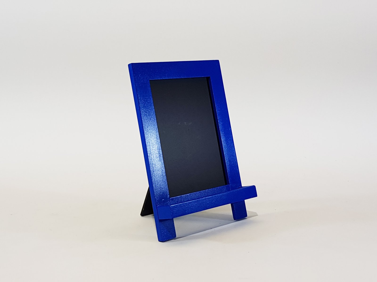 Tablero Madera Tipo Caballete Azul Oscuro