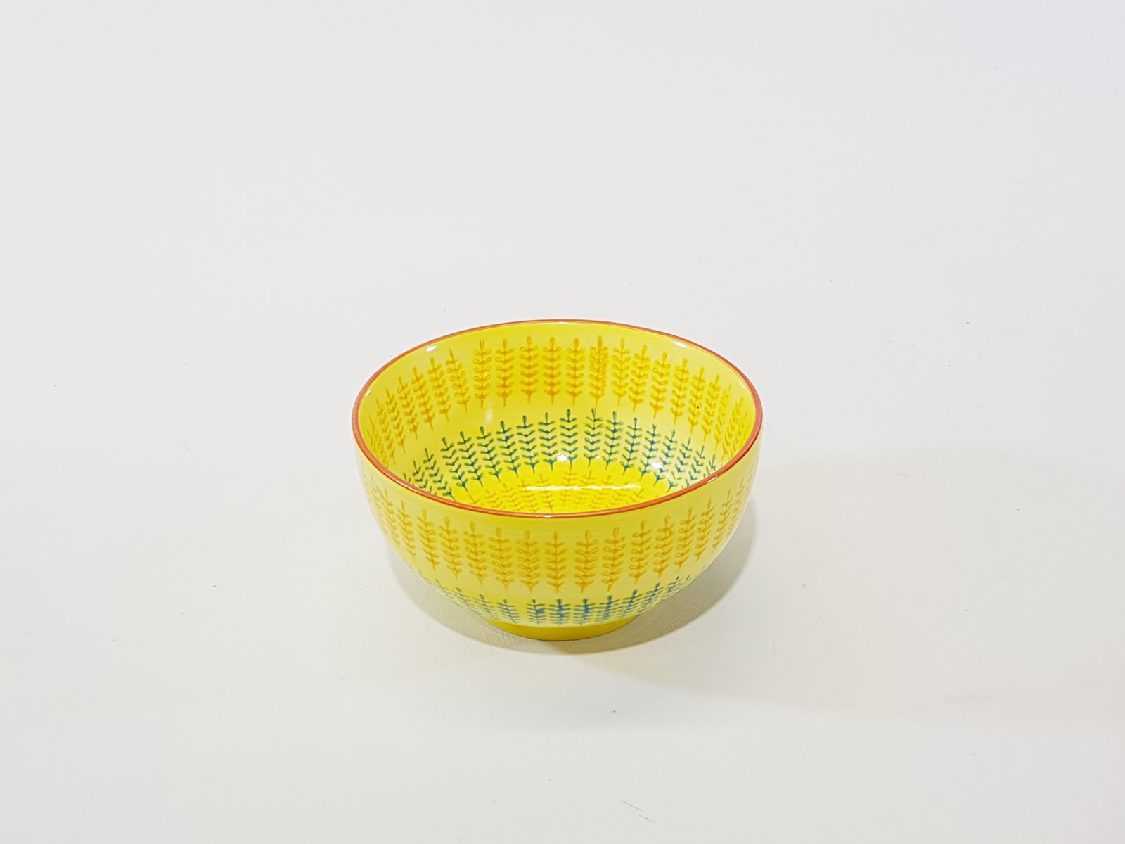 Tazon Ceramica Gravado Marroqui Amarillo