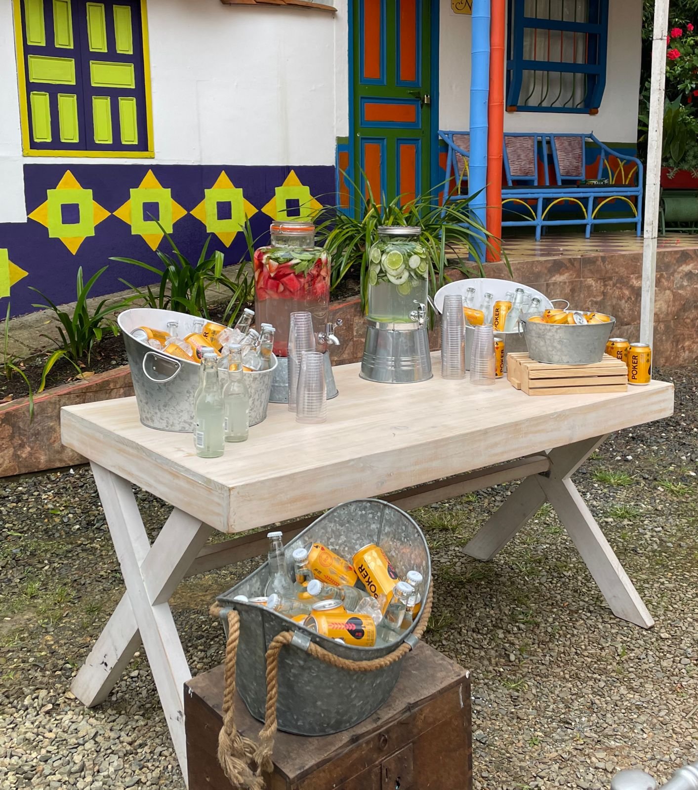 Mesa Madera Vanilla 1.50 Largo X 80 Ancho