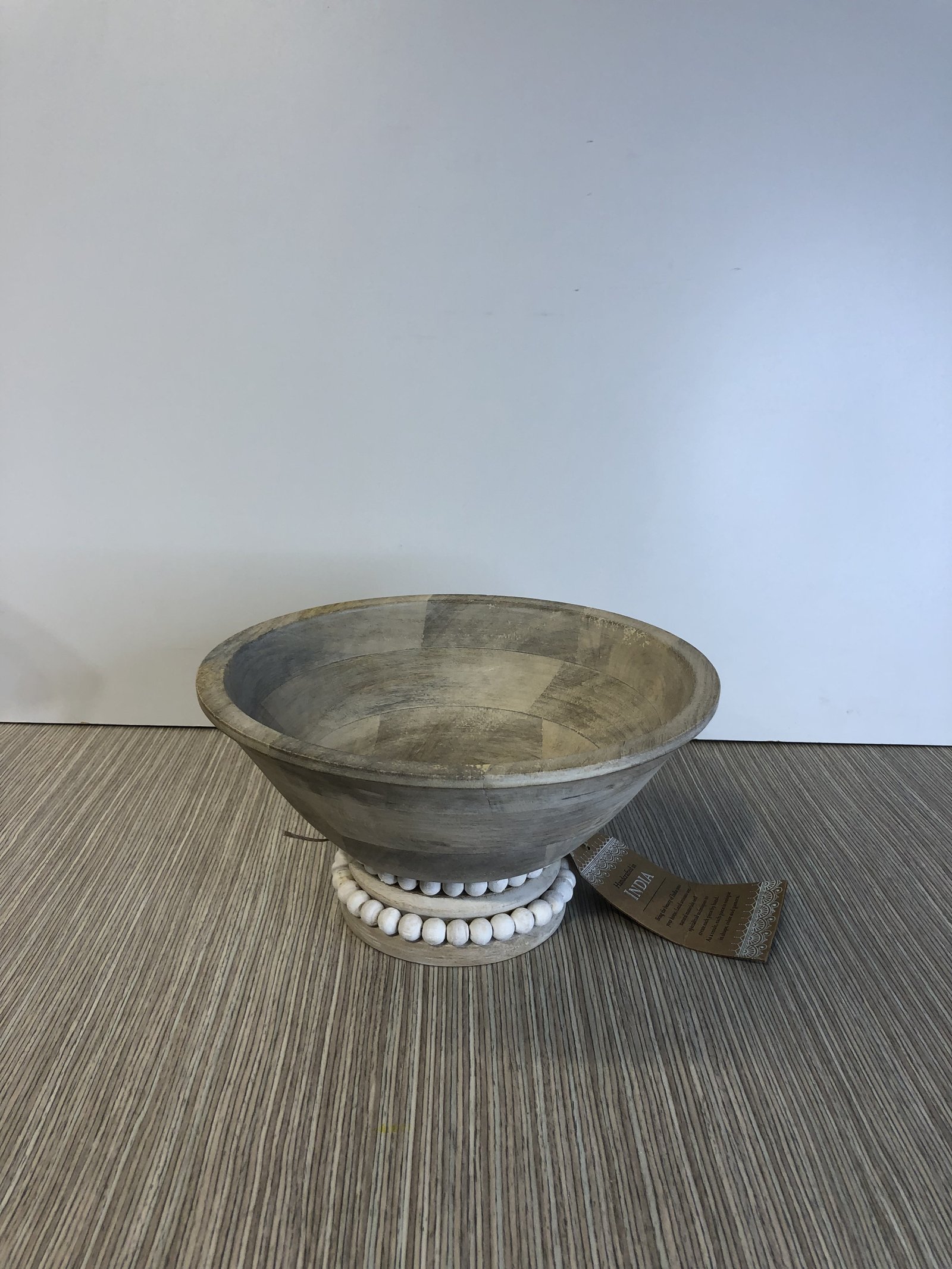 Copon Madera Boho Base Bolas Pequeño