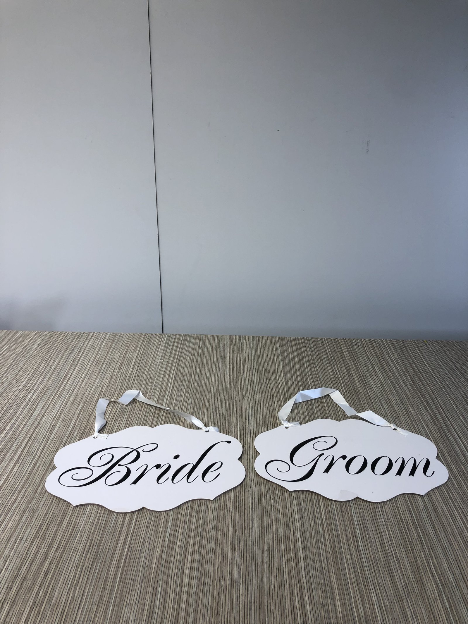 Decorativo Colgante Bride O Groom Blanco 