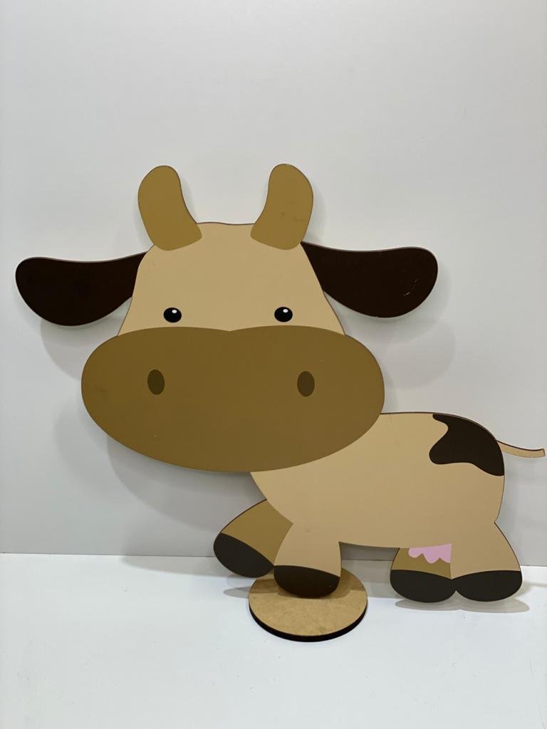 Vaca Pequeña Café Clara Mdf