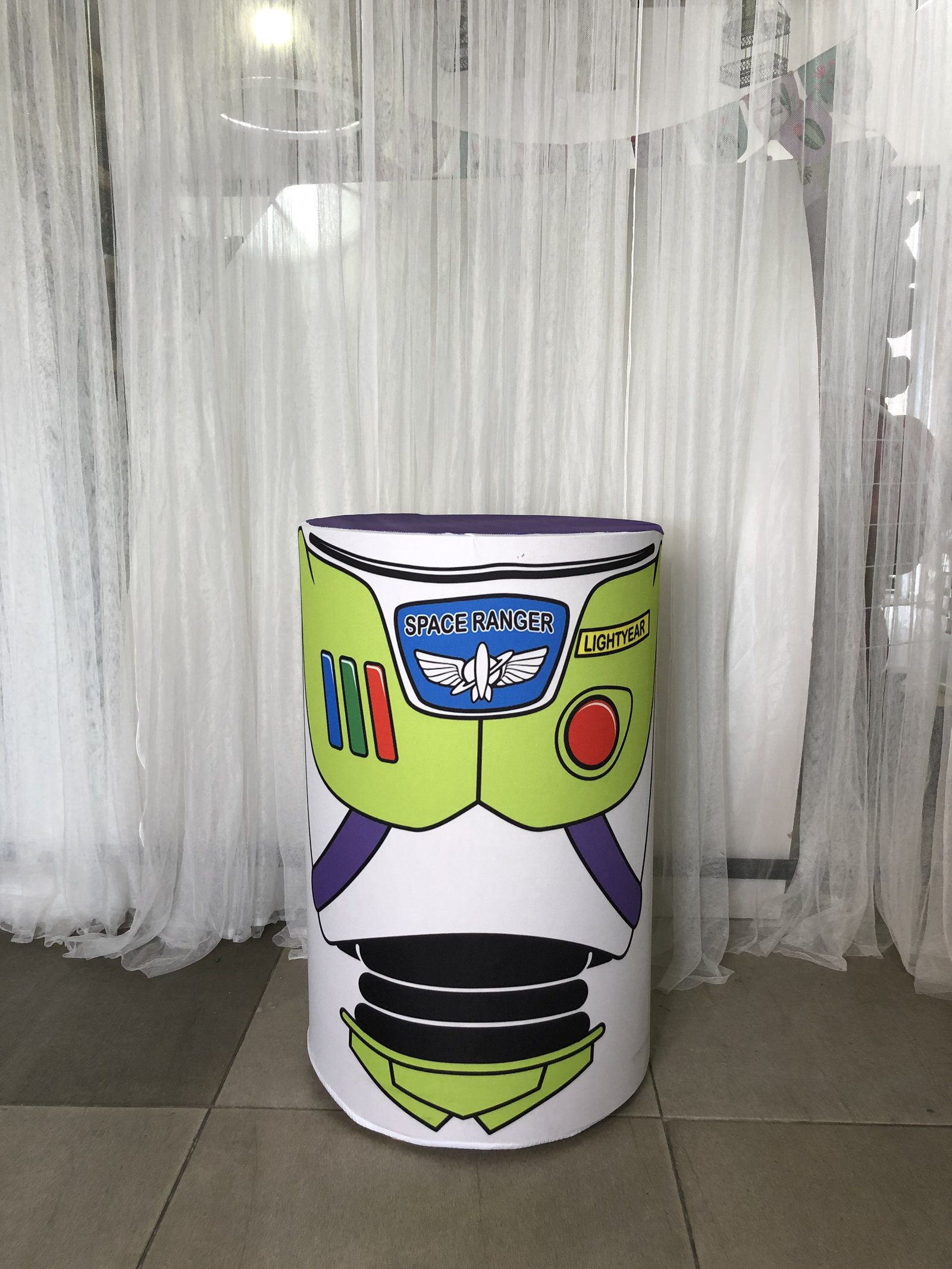 Cilindro Mediano Tela Toy Story Lightyear