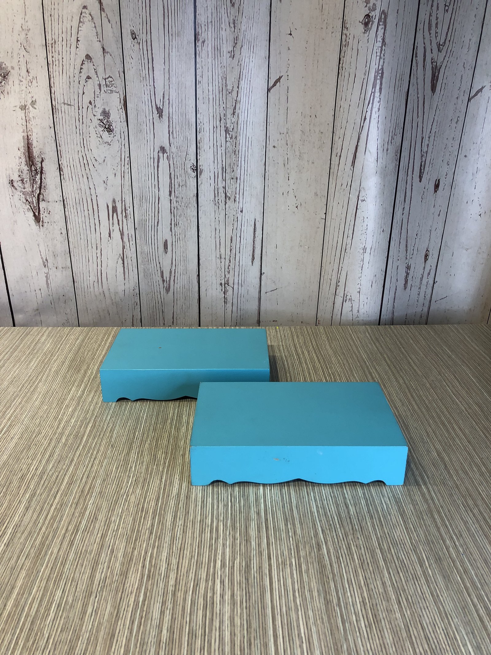 Tortera Rectangular Azul Pequeña Con Agarraderas