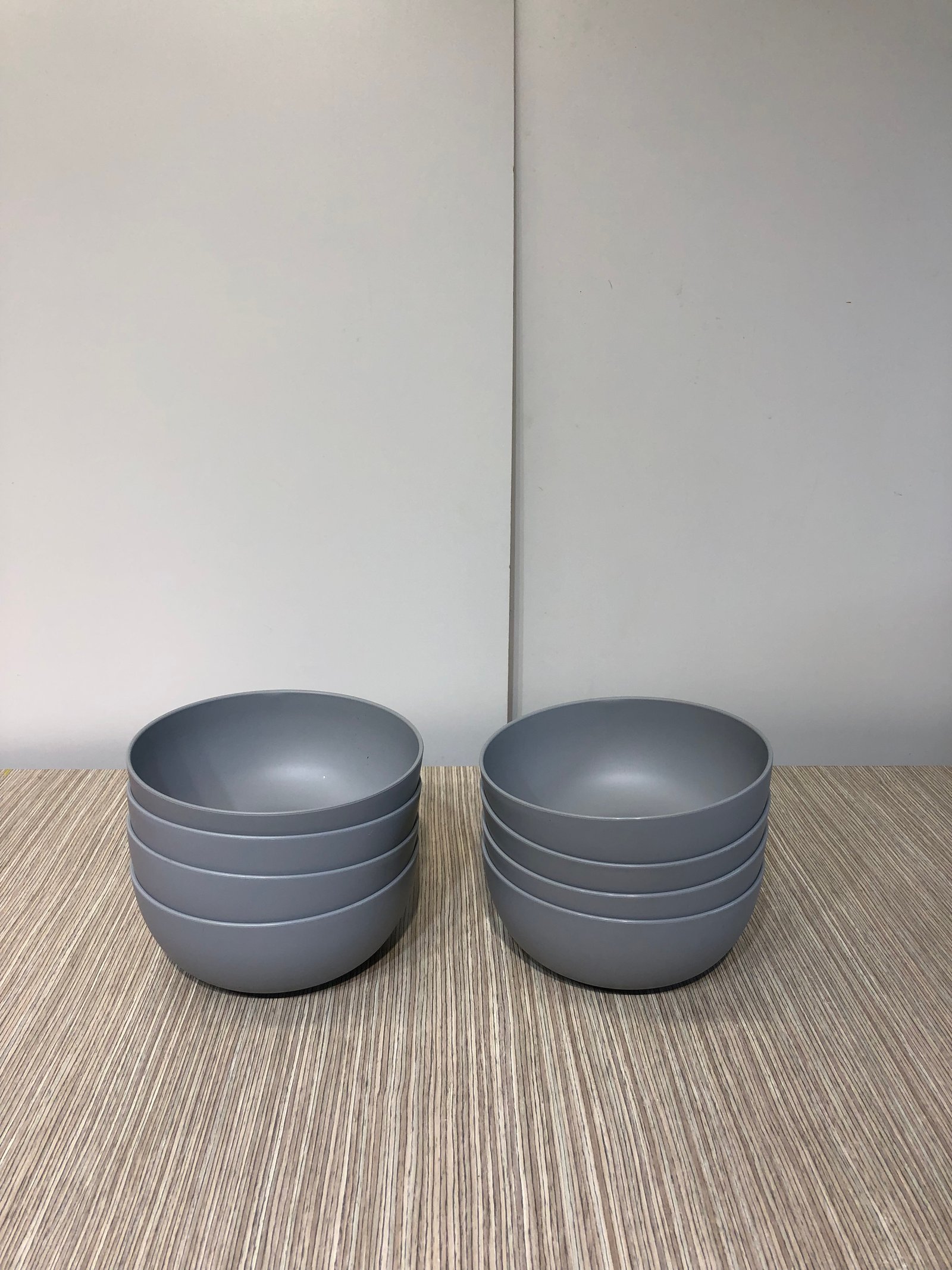 Recipiente Redondo Plastico Gris