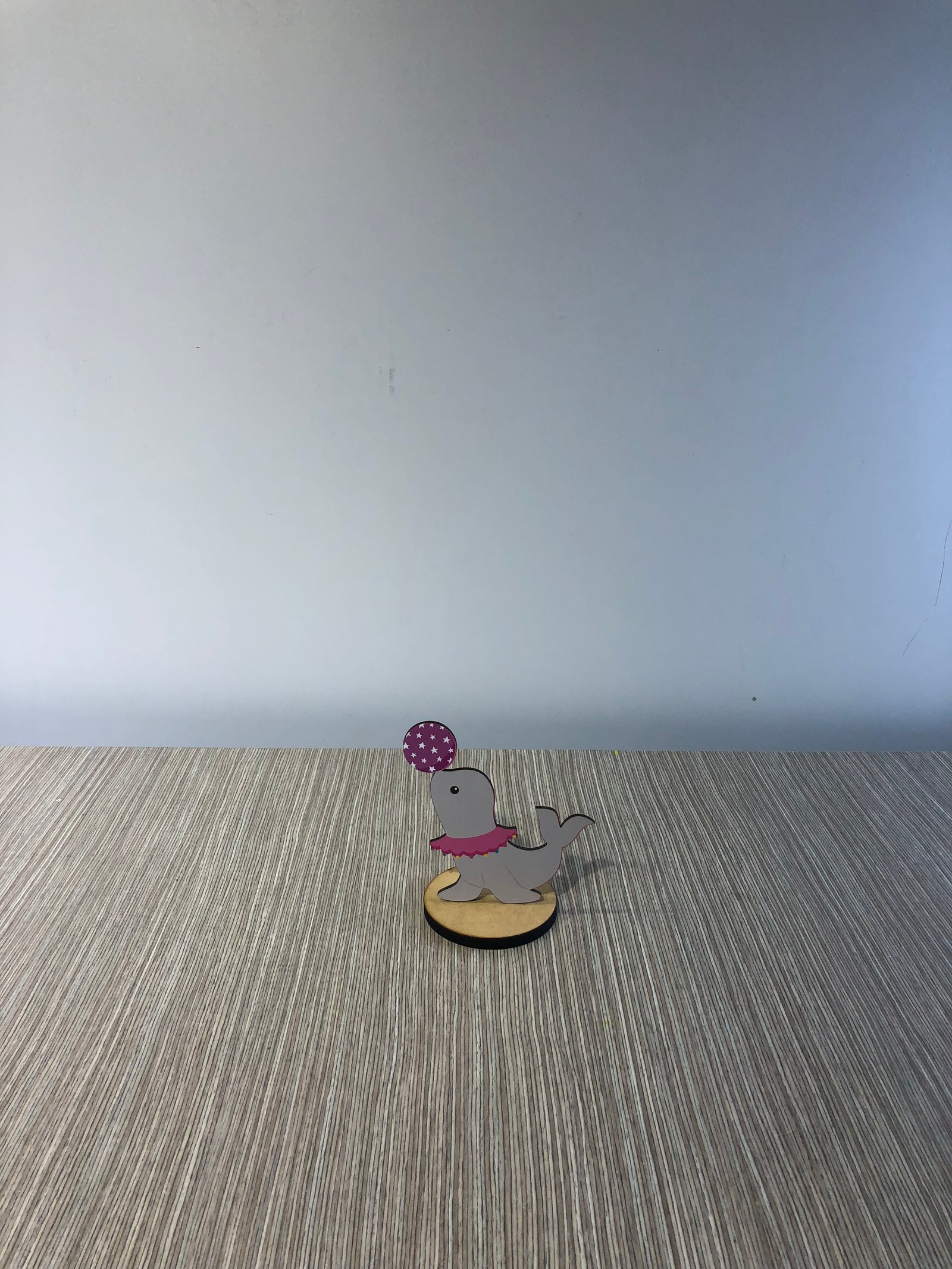 Foca Mdf Circo Para Mesa 