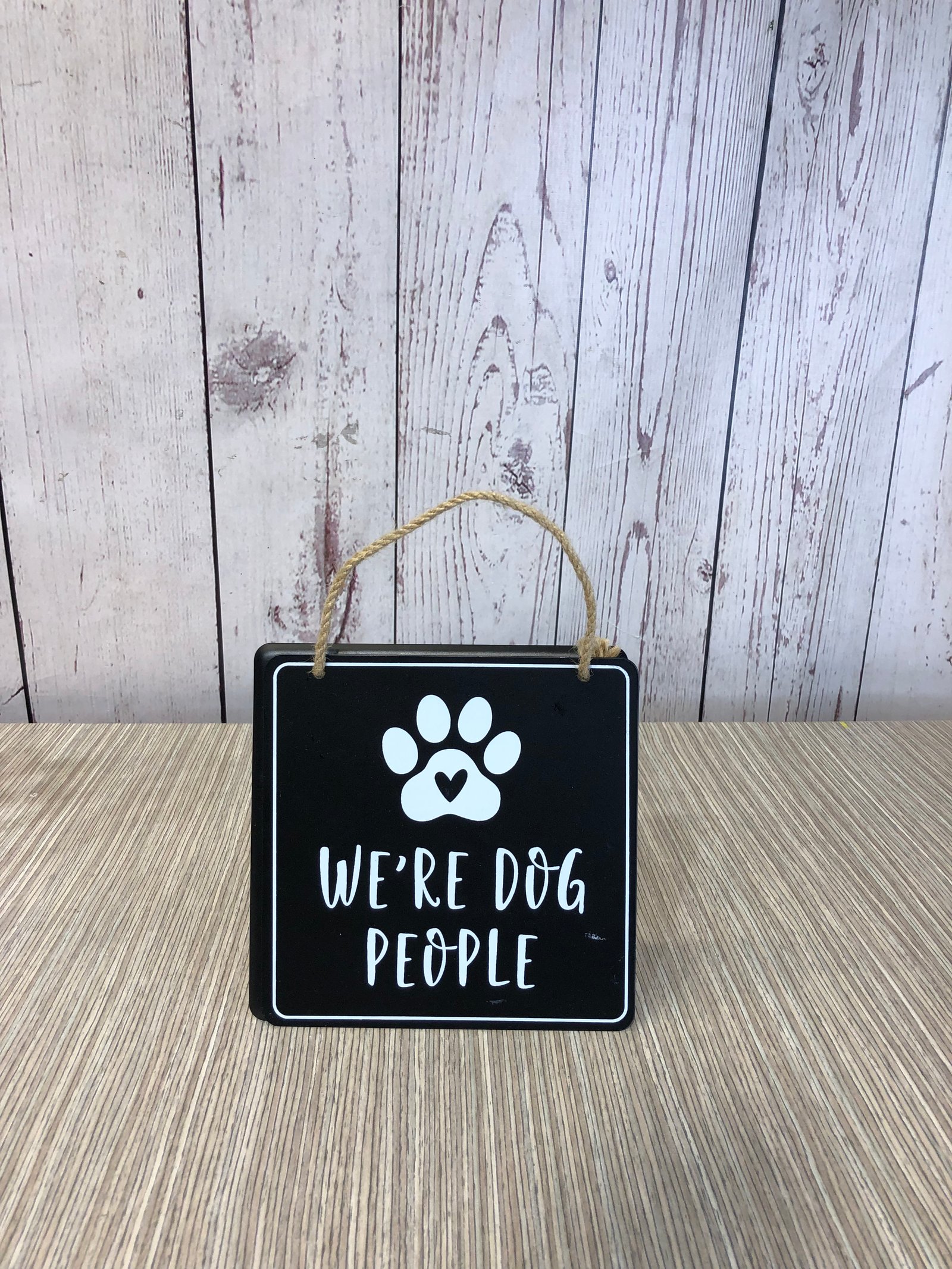 Decorativo Negro Were Dog People 