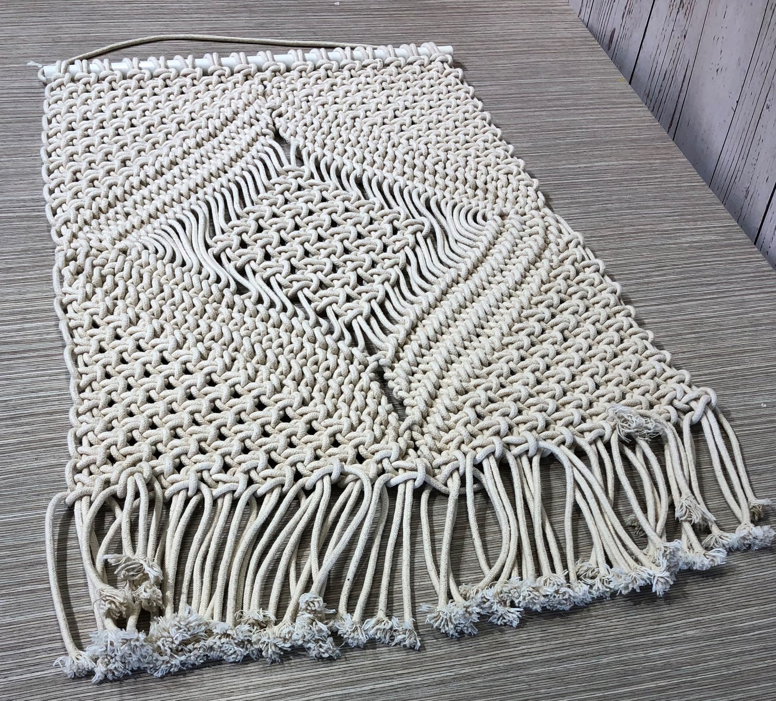 Decorativo Macrame Para Colgar Centro Triangulo